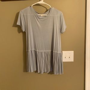 Truly madly deeply peplum tee